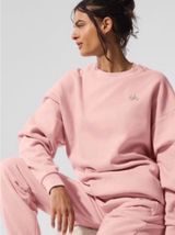 NWT ALO Accolade Crewneck pullover π Pink Quartz π sold out Photo 0