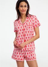 Roller Rabbit Watermelon Monkey Polo Pajama Set Medium New  Photo 0