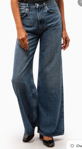 Citizens Of Humanity Paloma Wide-Leg Jeans - Medium Blue Denim 26 Photo 0