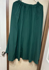 Blu Pepper Forest Green Maxi Skirt with Elastic Waist Photo 0
