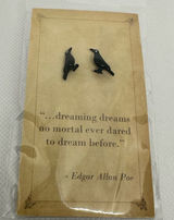 Edgar Allan Poe “The Raven” Earrings Photo 0