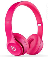 Beats Solo 2 wired pink headphones Photo 0