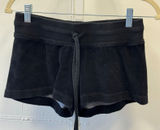 Y2K Hard Tail Forever Black French Terry Lounge Shorts Y-117B Small Made in USA Photo 0