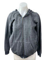 John Galt Women's Gray Hooded Long Sleeve Sweater Hoodie Sweatshirt Jacket Top M Photo 0