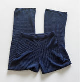 Shade & Shore Womens Navy Blue Crochet Knit Swim Cover Up Pants Size Small 4-6 Photo 0