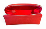 Christian Dior Coral Canvas Cosmetic Vanity Case Travel Jewelry Makeup Organizer Photo 0