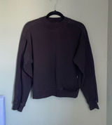 Lululemon Mock Neck Sweatshirt Zipper Side Pocket Size 4 Black Photo 0