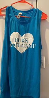 Blue Burn Boot Camp Tank Top Size XL Photo 0