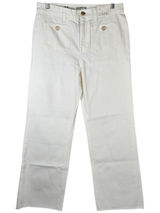 J. Crew Sailor mid-rise relaxed demi-boot jean in white 26 BZ728 NWT Photo 0