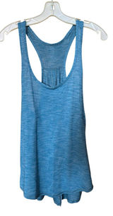 lululemon Salute the Sun Blue Racerback Tank Heathered Peacock Active Top Photo 0