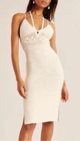Abercrombie and fitch crochet white dress Photo 0