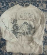 Hollister White Alaska Crewneck Photo 0