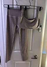 Gingham workout set Multiple Photo 0