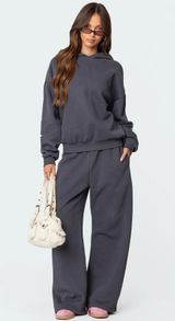 Edikted bow hoodie and sweatpants set Photo 0