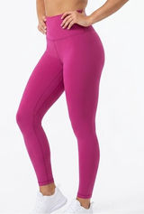 HeyNuts High Waisted Leggings‎ Women’s XS Pink Athletic Yoga Pants Photo 0