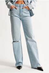 Abercrombie High-Rise Jeans 90s Relaxed Photo 0