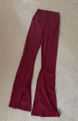 Red Aerie Flare Crossover Leggings Photo 0