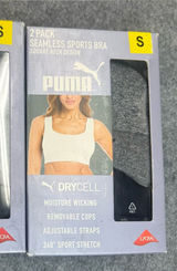 Set of 4/ PUMA Women's Performance 2-Pack Seamless Sports Bras total 4 bras Photo 0
