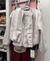 NWT ZARA bomber jacket & top Photo 0