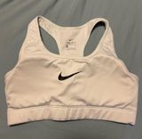 Nike White Sports Bra Dri-Fit Photo 0