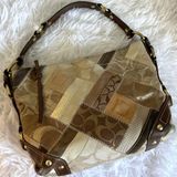 Y2K Coach 12523 Carly Signature Patchwork Hobo Bag Shoulder Bag Photo 0