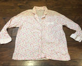 PINK - Victoria's Secret sleepwear pajamas top long sleeve size Large womens Photo 0