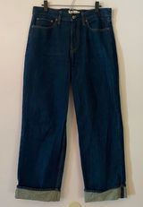 Abercrombie & Fitch Mid Rise Slouchy Jeans Dark Wash Curve Love Baggy Boyfriend Photo 0