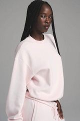 SKIMS Cotton Fleece Crewneck Sweatshirt XS Photo 0