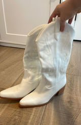 White Cowboy Boots Amazon Photo 0