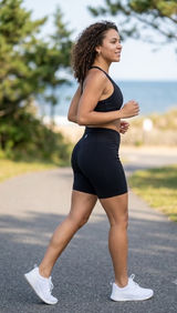 FP Movement Women Black High Rise‎ V-Waist Biker Shorts OB1108220 Size S Photo 0