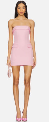 MORE TO COME Eleni Mini Dress in Pink | REVOLVE Photo 0