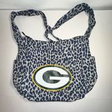 NFL Green Bay Packers Tailgate Canvas Tote Bag Purse Football Beach Gym Leopard Photo 0