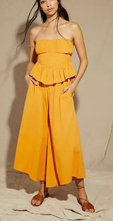 Free people orange co-ord set Photo 0