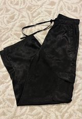Sage and Fig satin cargo pants Photo 0
