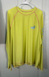 Cabana By Crown & Ivy Green Rashguard Size XL EUC Photo 0