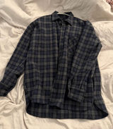 Oversized flannel Blue Photo 0