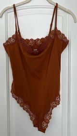 SKIMS Lace Bodysuit Cami Fits Everybody Bronze Photo 0