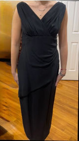 Nicole Miller Black Maxi Dress Evening‎ Gown Formal Party Sleeveless Women's Photo 0
