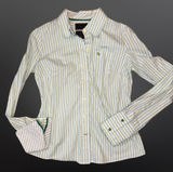 Vintage Ezra Fitch by Abercrombie & Fitch Y2K Button-Up 💚🩵 Photo 0
