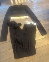 Calvin Klein jogger pants and crop top set Photo 0