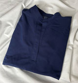 Figs Navy Oversized Rafaela Scrub Top Photo 0