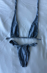 Slate Swim Bikini Set Blue Size XS Photo 0