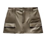 zara faux leather skort size xs Photo 0