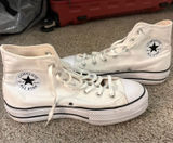 White Platform Converse High-Top Photo 0