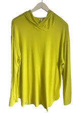 Daily Ritual Soft hoodie yoga Workout Lounge Bright Neon Yellow Chartreuse XL Photo 0