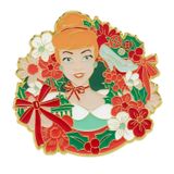 Loungefly Disney Cinderella Wreath Enamel Pin - BoxLunch Exclusive NEW Photo 0