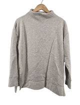Haven Well Within Sweatshirt Womens Medium Oatmeal Funnel‎ Neck Side Zip Fleece Photo 0