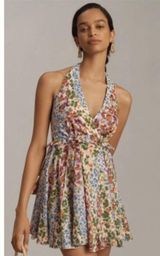 Anthropologie Floral Dress Mini Photo 0