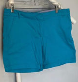 Women’s Land N Sea Casual Stretch Shorts - Bright Teal - size 10 Photo 0