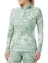 M Sweater Knit Smartwool Women's Merino 250 Pattern 1/4 Zip Baselayer Shirt Photo 0